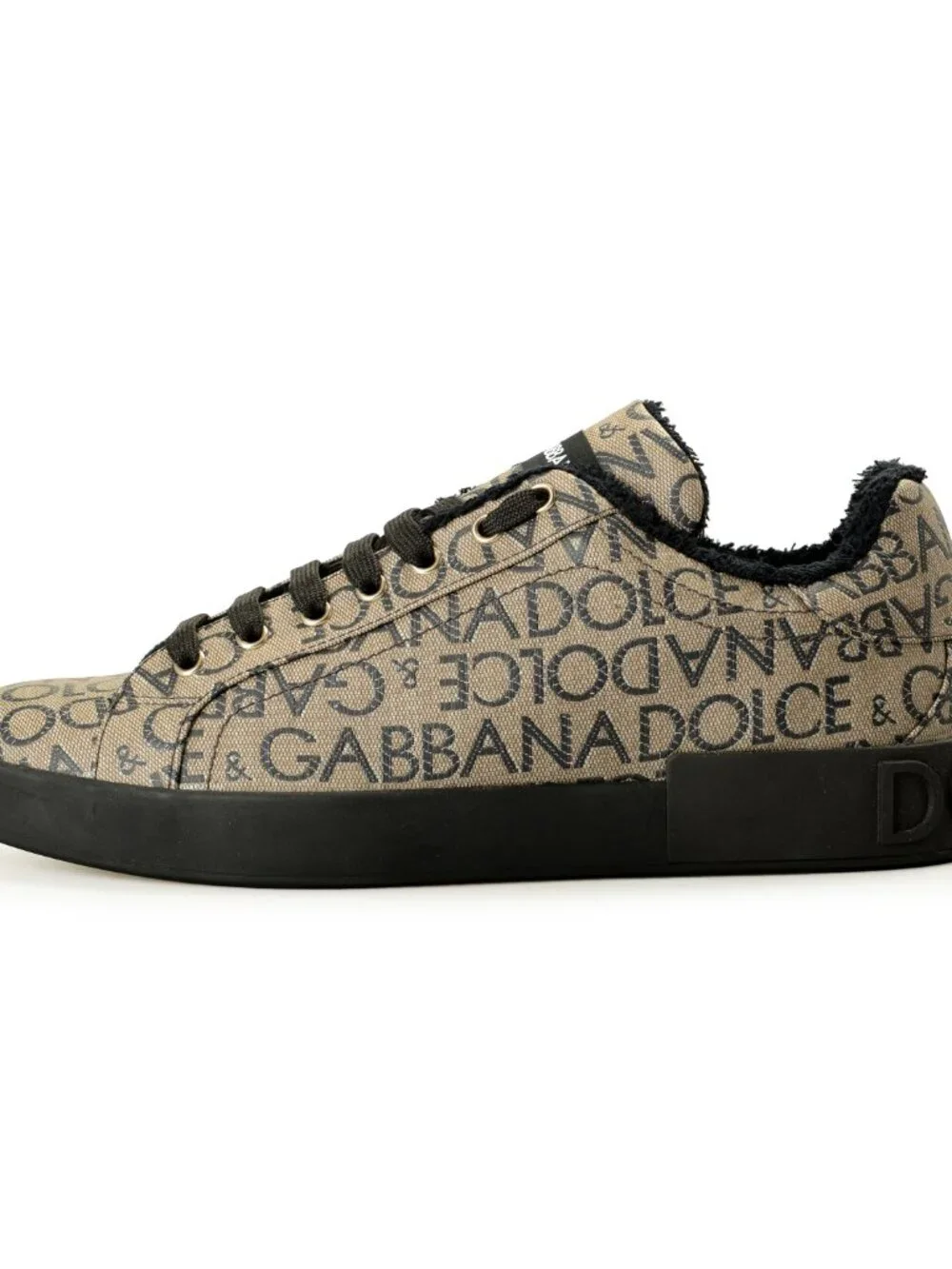 Dolce & Gabbana Men's Jacquard Logo Print Athletic Sneakers Shoes US 11 IT 44